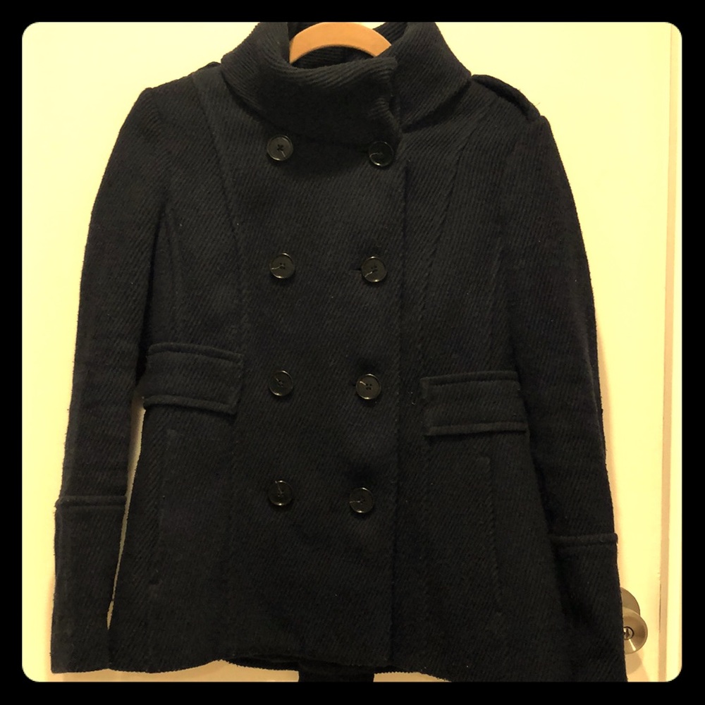 Navy pea coat